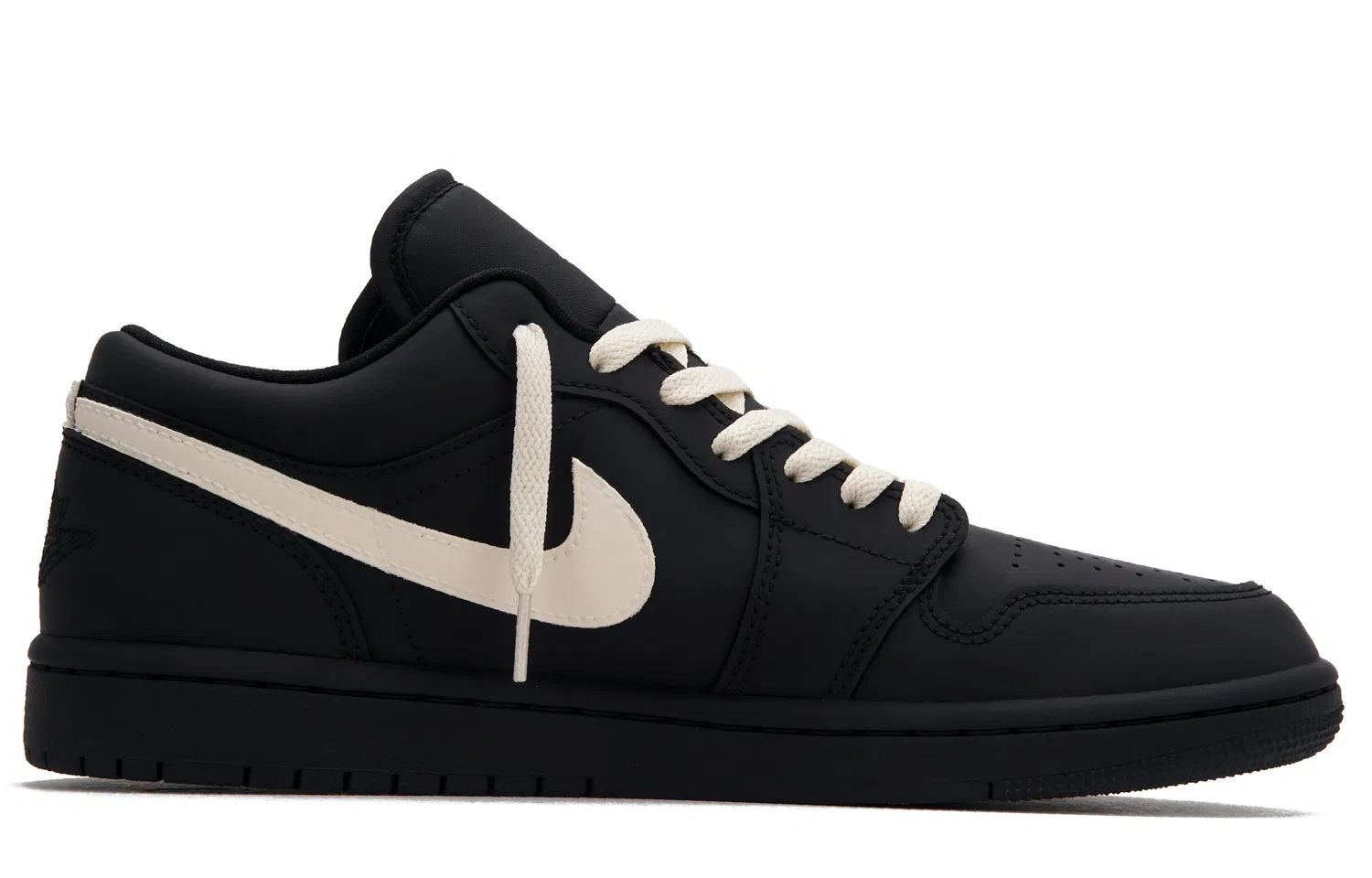 Кроссовки баскетбольные низкие с хаотичным узором Jordan Beige Black — фото 4