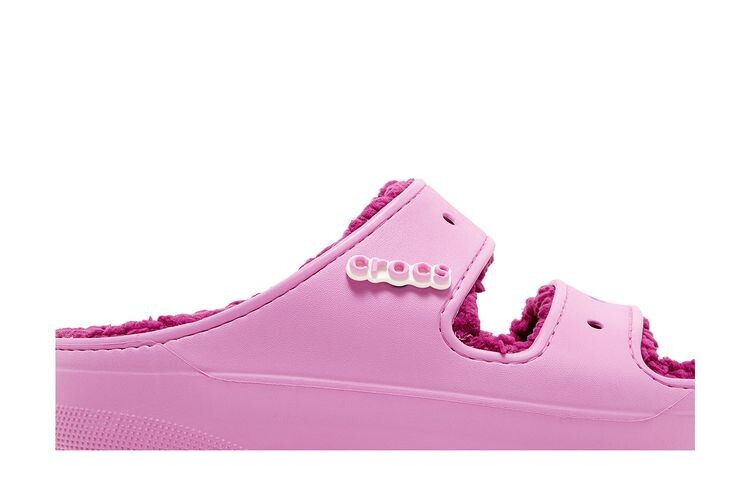 Сандалии Crocs Saweetie x Classic Cozzzy Sandal Taffy Pink, розовый — фото 2