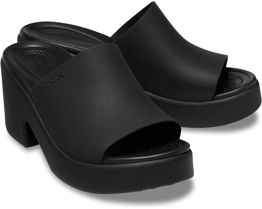 

Туфли Crocs Brooklyn Slide Heel, черный