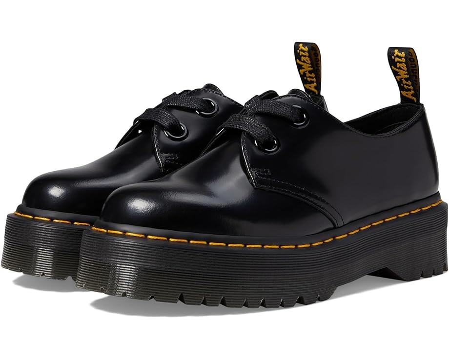 

Оксфорды Dr. Martens Holly Quad Retro, цвет Black Buttero