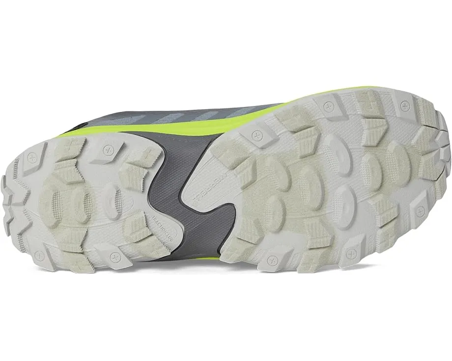 Кроссовки Merrell Kids Moab Speed 2 Low Alternative Closure Waterproof (Little Kid/Big Kid), Grey/Black/Citron — фото 3