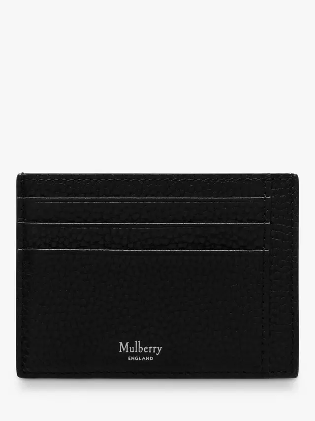 

Картхолдер Mulberry Small Classic Grain Leather, черный