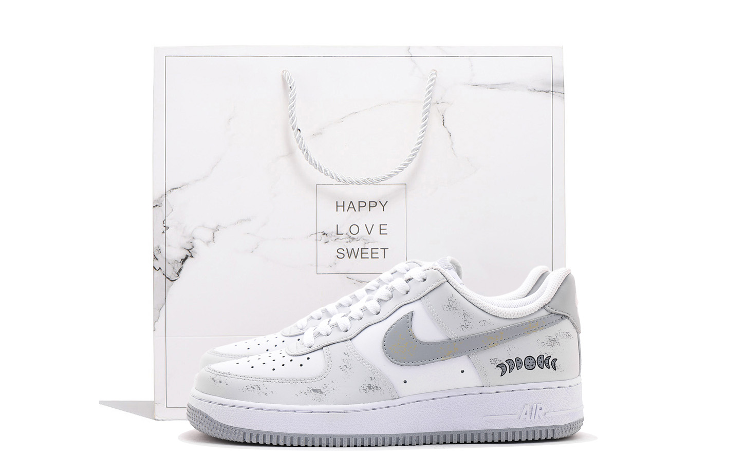 

Кроссовки Air Force 1 Low Top для скейтбординга, мужские, светло-серые Nike, Light Gray