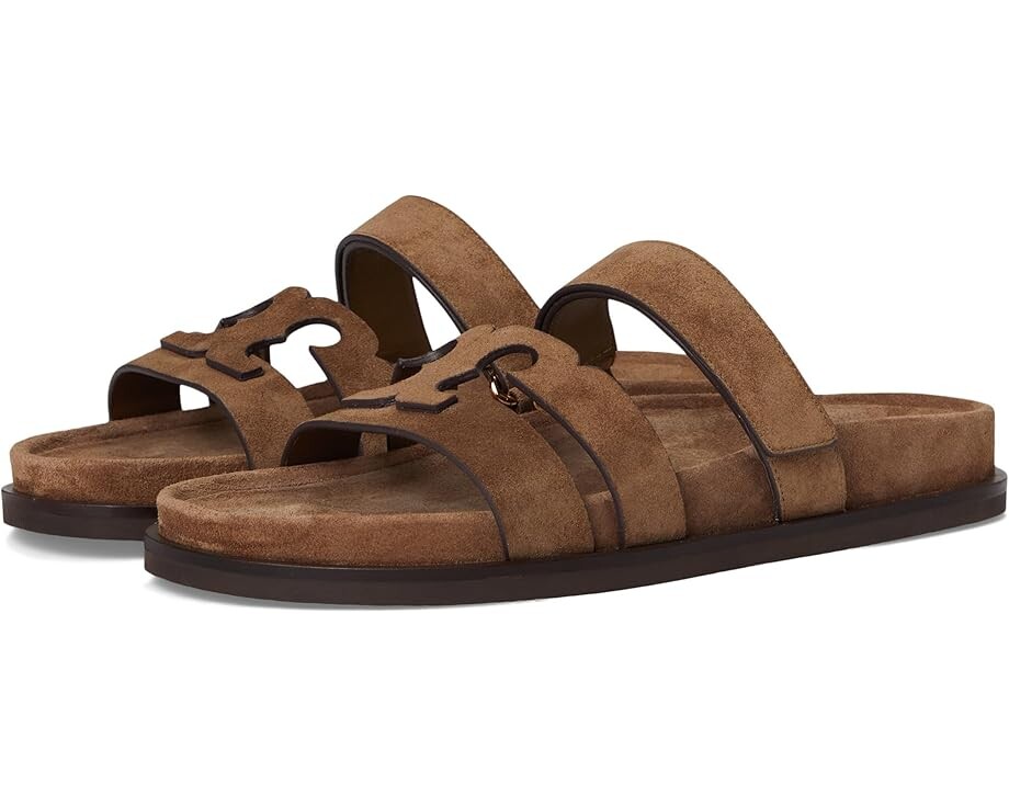 Туфли на плоской подошве Tory Burch Ines Sport Slide, цвет River Rock