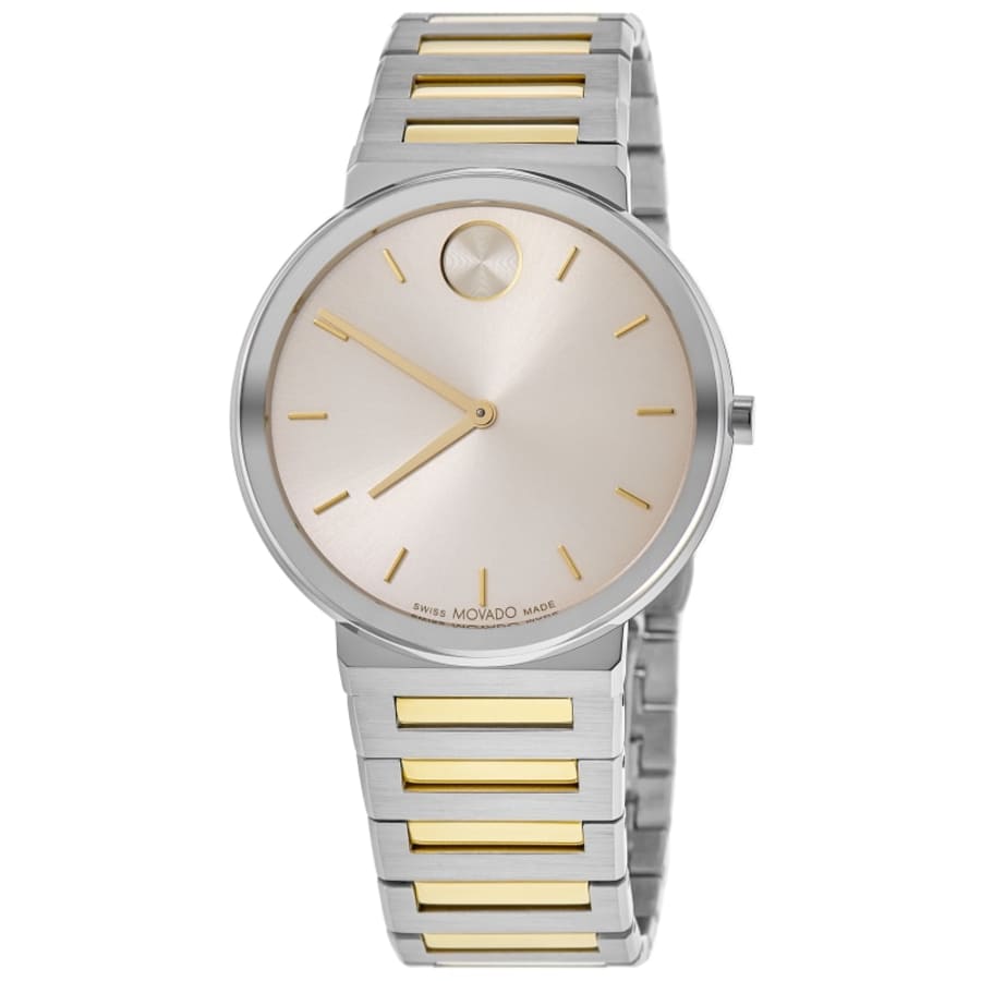 

Movado Bold Horizon Белый циферблат Стальные мужские часы 3601075