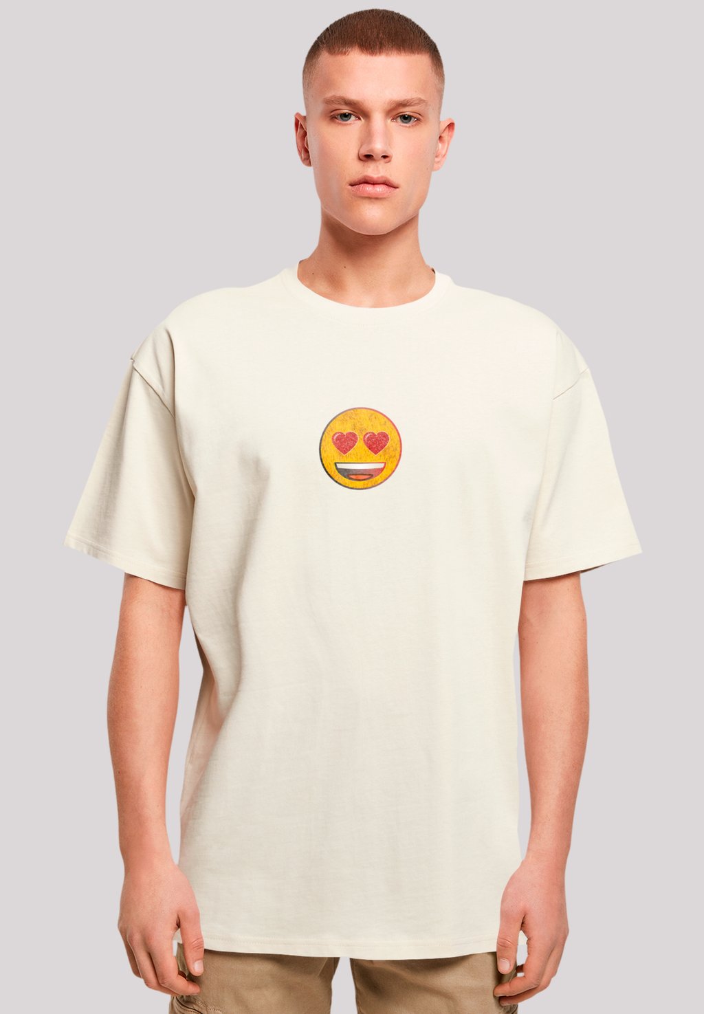 

Футболка с принтом SMILING FURRY FACE F4NT4STIC, песочный