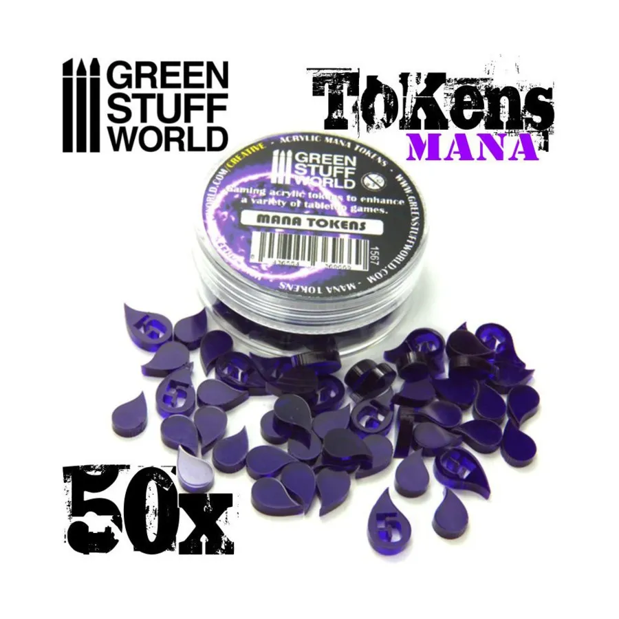

Жетоны сброса маны, Accessories - Tokens, Markers & Pawns (Green Stuff World)