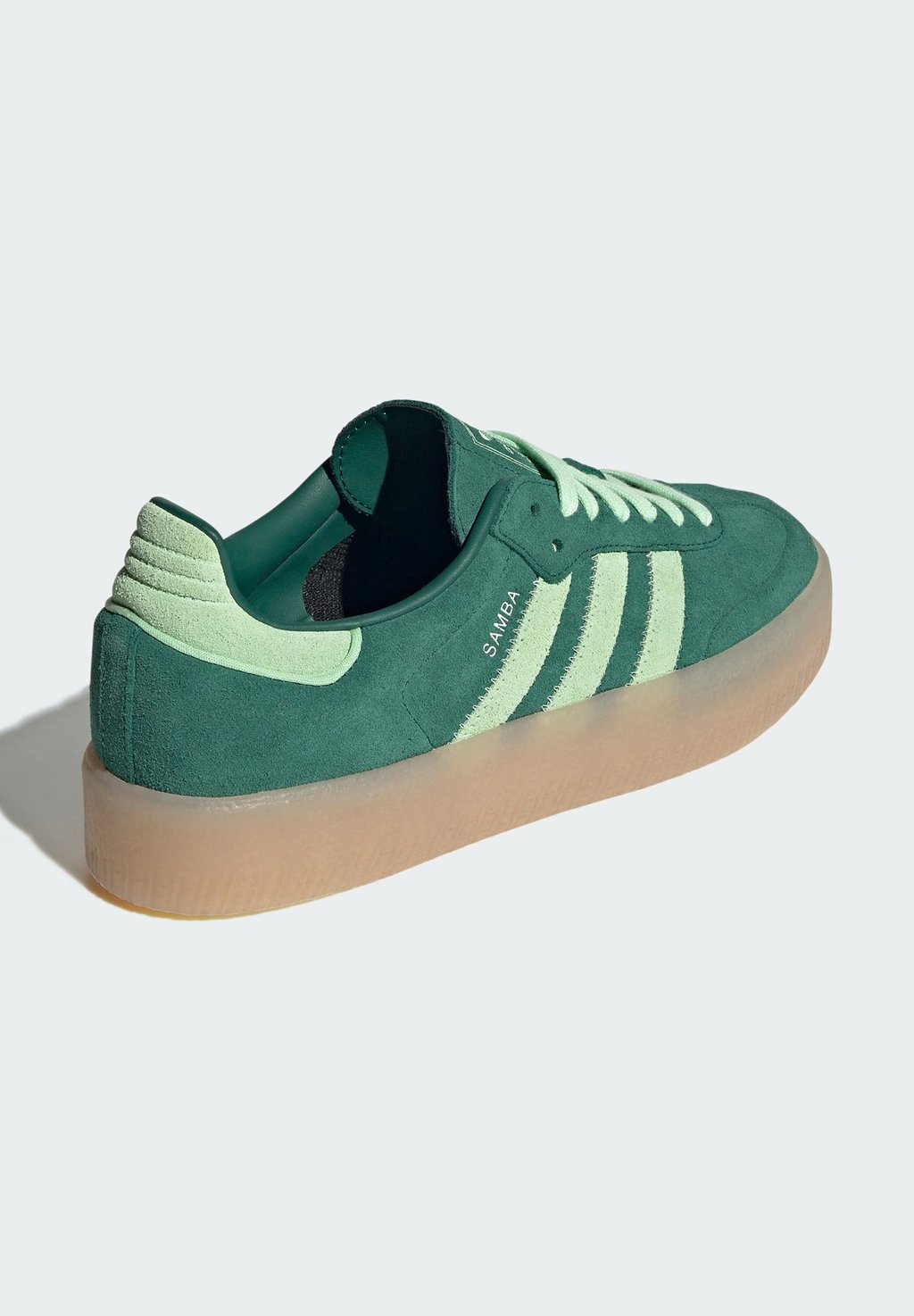 Кроссовки SAMBAE Adidas Originals, зеленый — фото 4