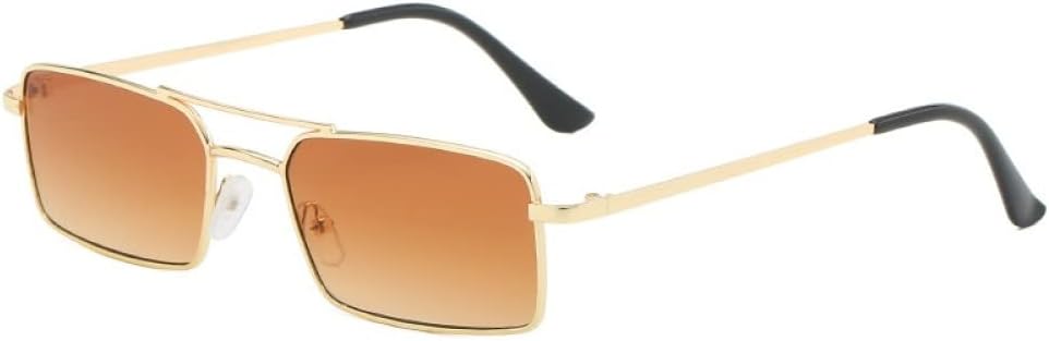 

Ретро солнцезащитные очки для женщин, очки в стиле стимпанк, металлические солнцезащитные очки, винтажные зеркальные очки с защитой от УФ-излучения UV400 generic, Gold Tea