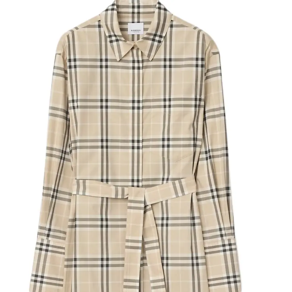 Платье Burberry, женское, классическое, серо-коричневый — фото 2