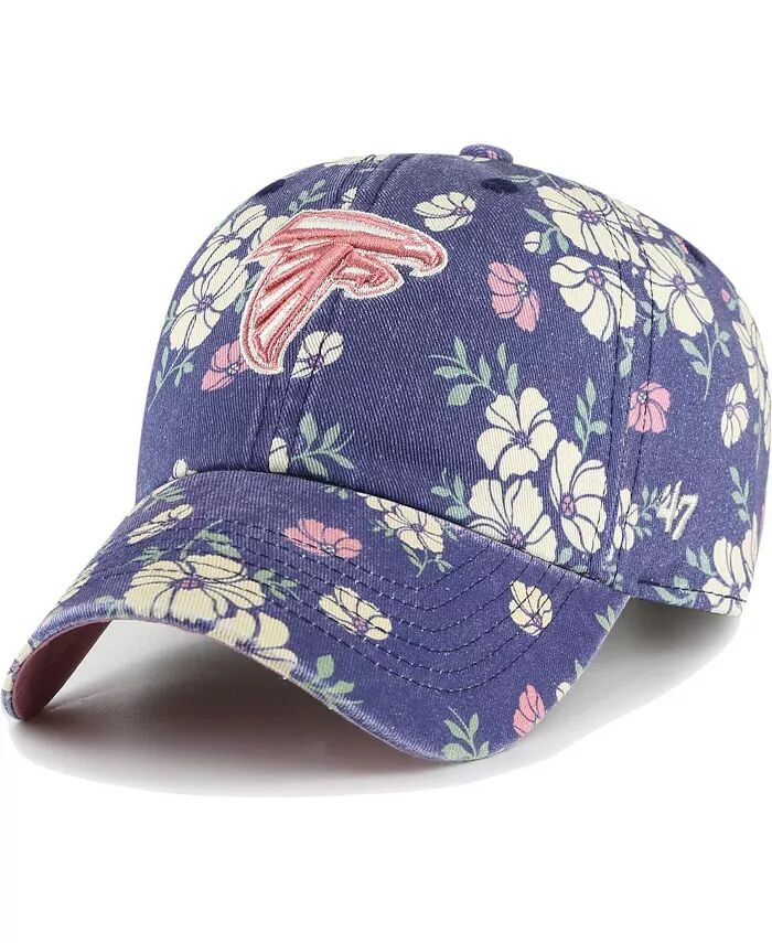 

Женская темно-синяя шапка Atlanta Falcons Primrose Clean Up Adjustable '47 Brand