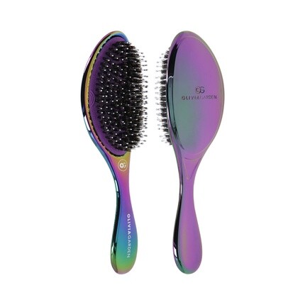 

Расческа Olivia Garden Aurora Violet распутывает густые нормальные волосы