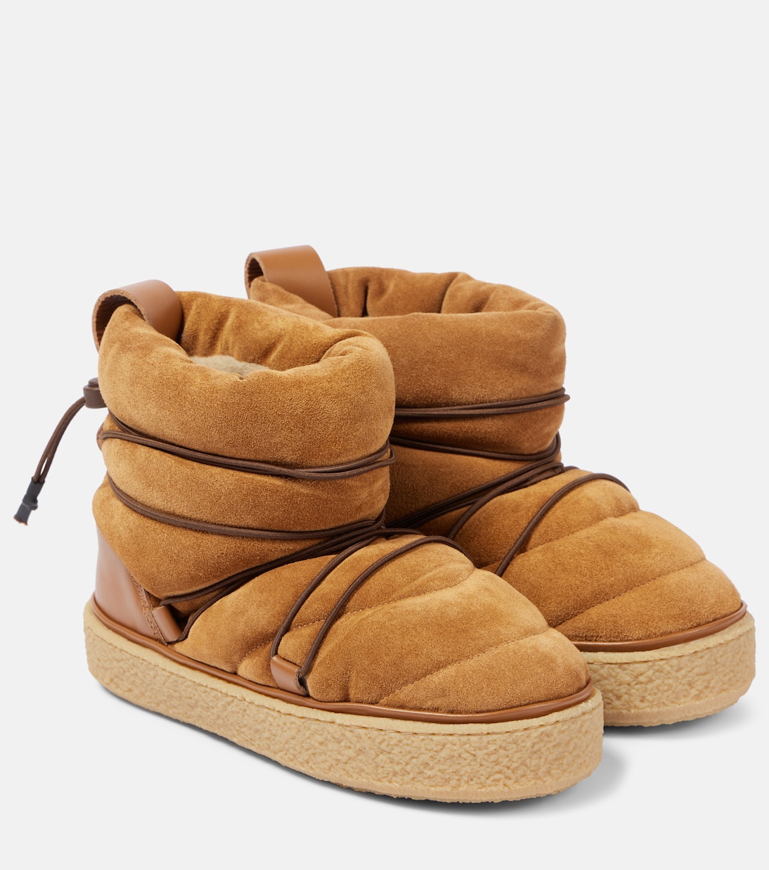 Замшевые ботильоны Heta Isabel Marant, Cognac