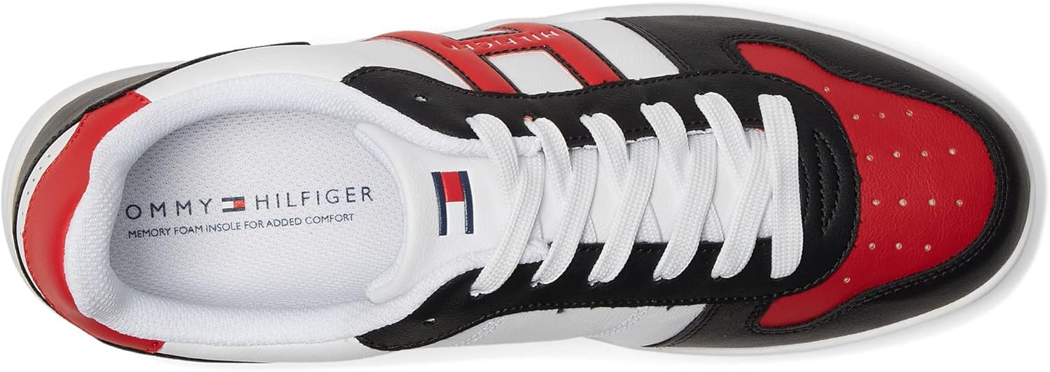 Кроссовки Tommy Hilfiger Leman 2, Black/Red/White — фото 3