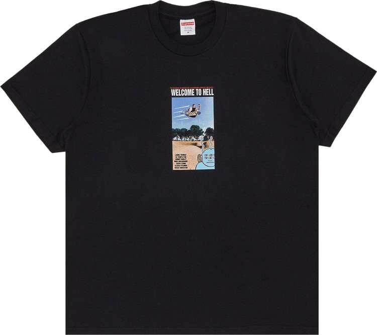 

Футболка Supreme x Toy Machine Welcome To Hell 'Black', черный