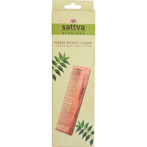 

Расческа из дерева ним, 1 шт. Sattva
