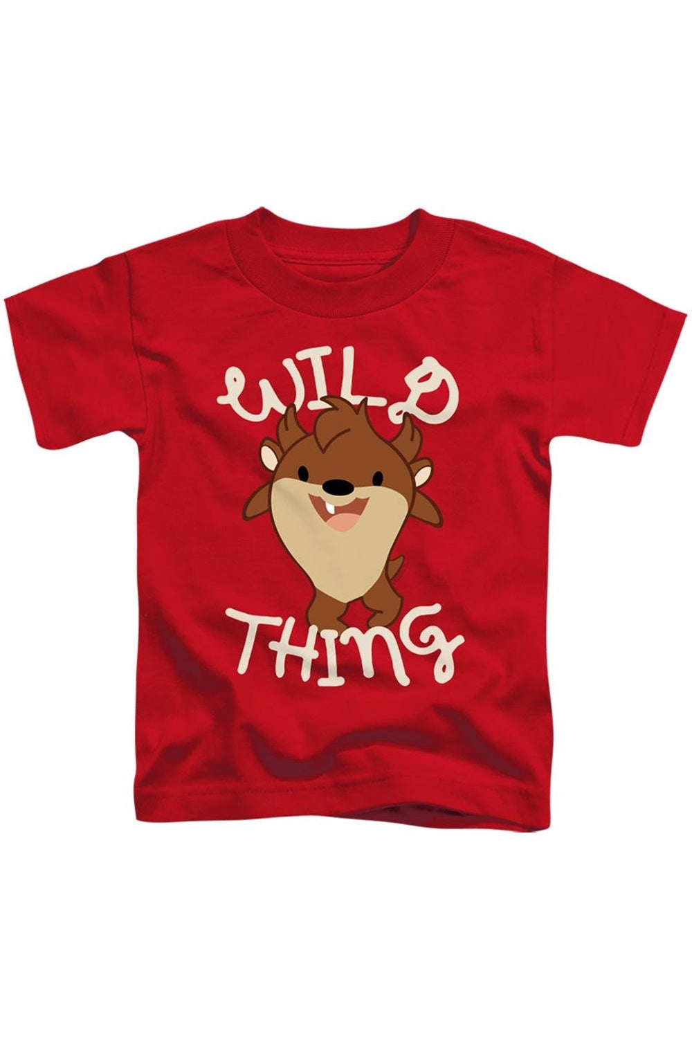 

Футболка для малышей Looney Tunes Wild Thing с коротким рукавом Gildan, красный