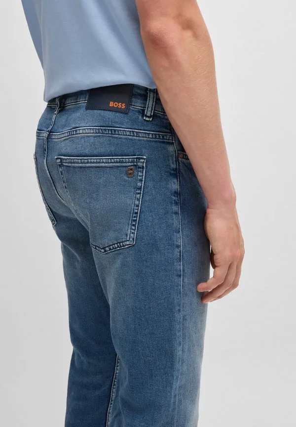 Джинсы delaware зауженного кроя Boss, Medium Blue — фото 4