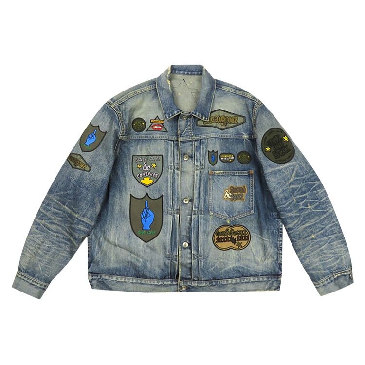 

Куртка Sacai Gonz Denim Jacket Light Blue, синий