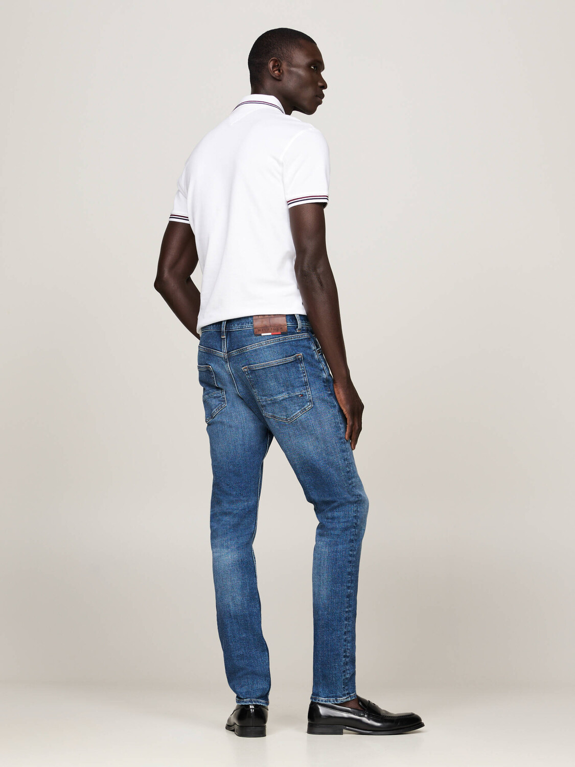Джинсы Tommy Hilfiger HOUSTON Tapered fit, синий — фото 3
