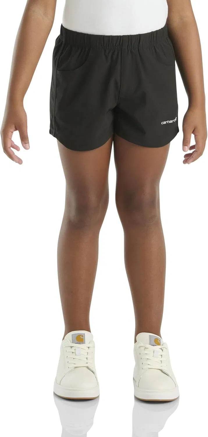 Шорты Carhartt Girls Rugged Flex Ripstop Denim Short, Caviar Black