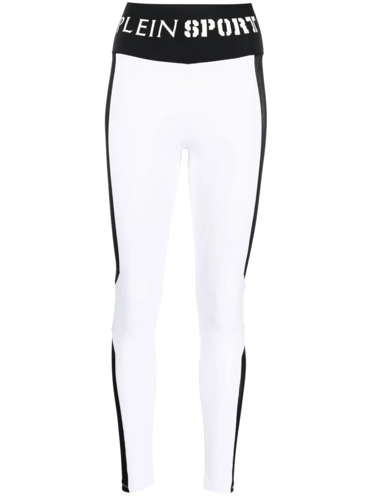 

Plein Sport легинсы Jogging с завышенной талией, белый
