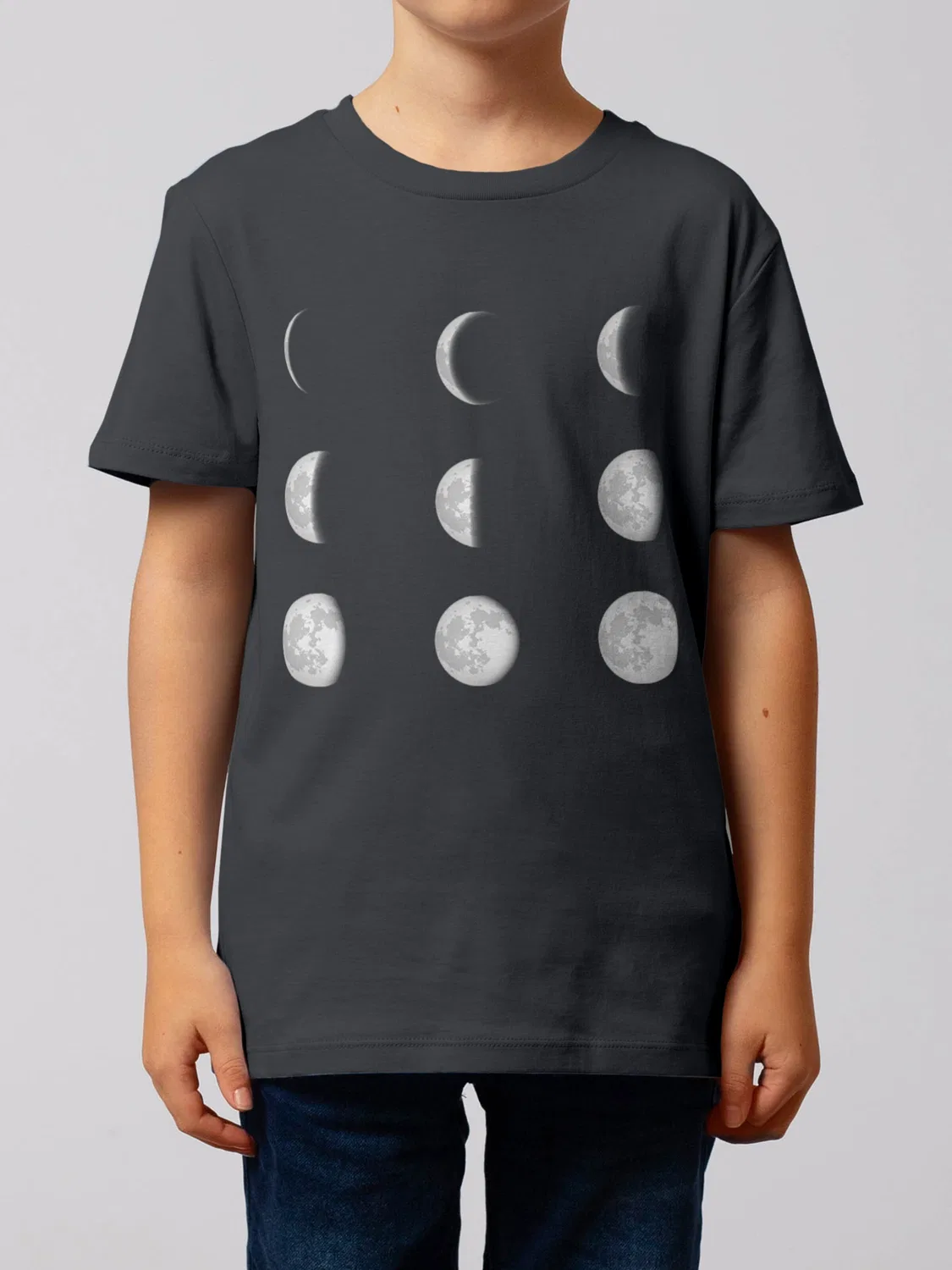 Футболка 'Moonphases' Watabout.Kids, Grey/Anthracite — фото 2
