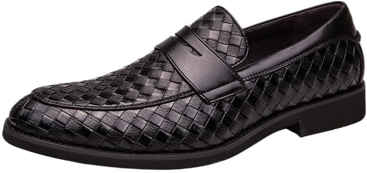 

Мужские классические кожаные лоферы Zestrelax, деловые мокасины, без шнурков, повседневные, удобные, для вечеринок и свадеб, черный