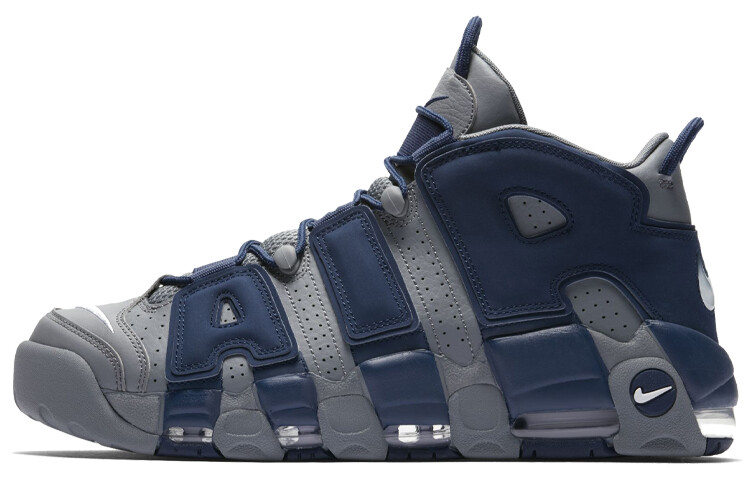 Кроссовки Nike Air More Uptempo Cool Grey Midnight Navy