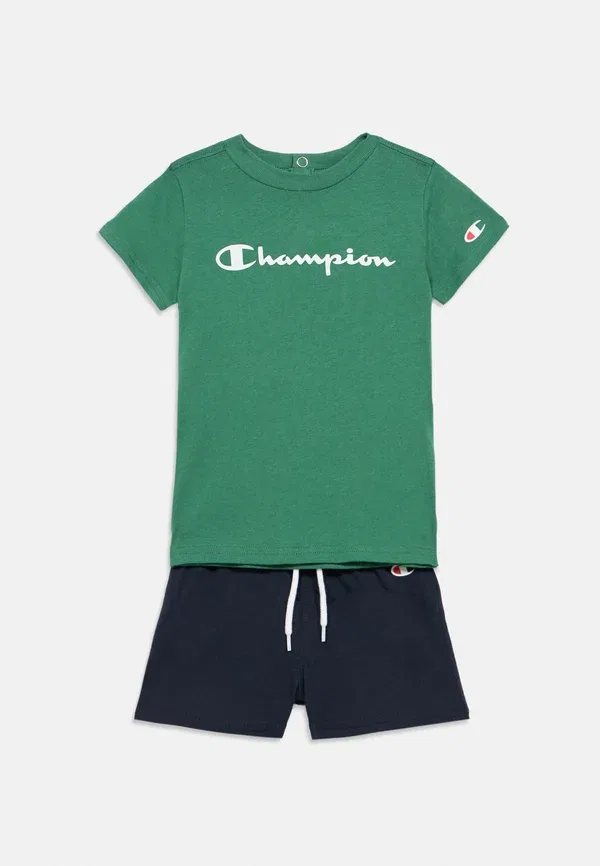Спортивные штаны Champion, модель Icons contrast toddler with big logo set tracksuit bottoms, зеленый — фото 3