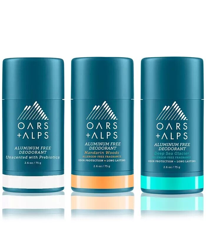 

3 шт. Набор дезодорантов без алюминия для чувствительной кожи Oars + Alps