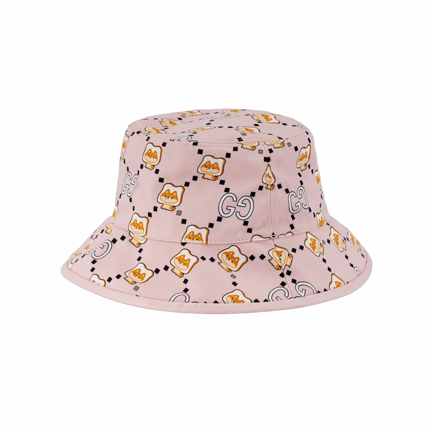 

GUCCI Хлопковая панама женская розовая, Pink