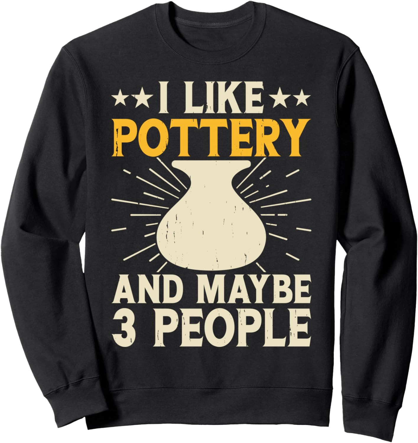 

Мне нравится керамика и, возможно, три человека. Толстовка Funny Pottery Maker Gift Clay Ceramic Potter, черный