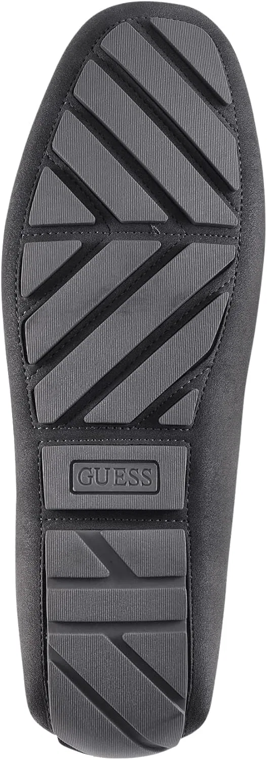 Мужские лоферы Guess Alovo Drivers, Dark Grey 020 — фото 4