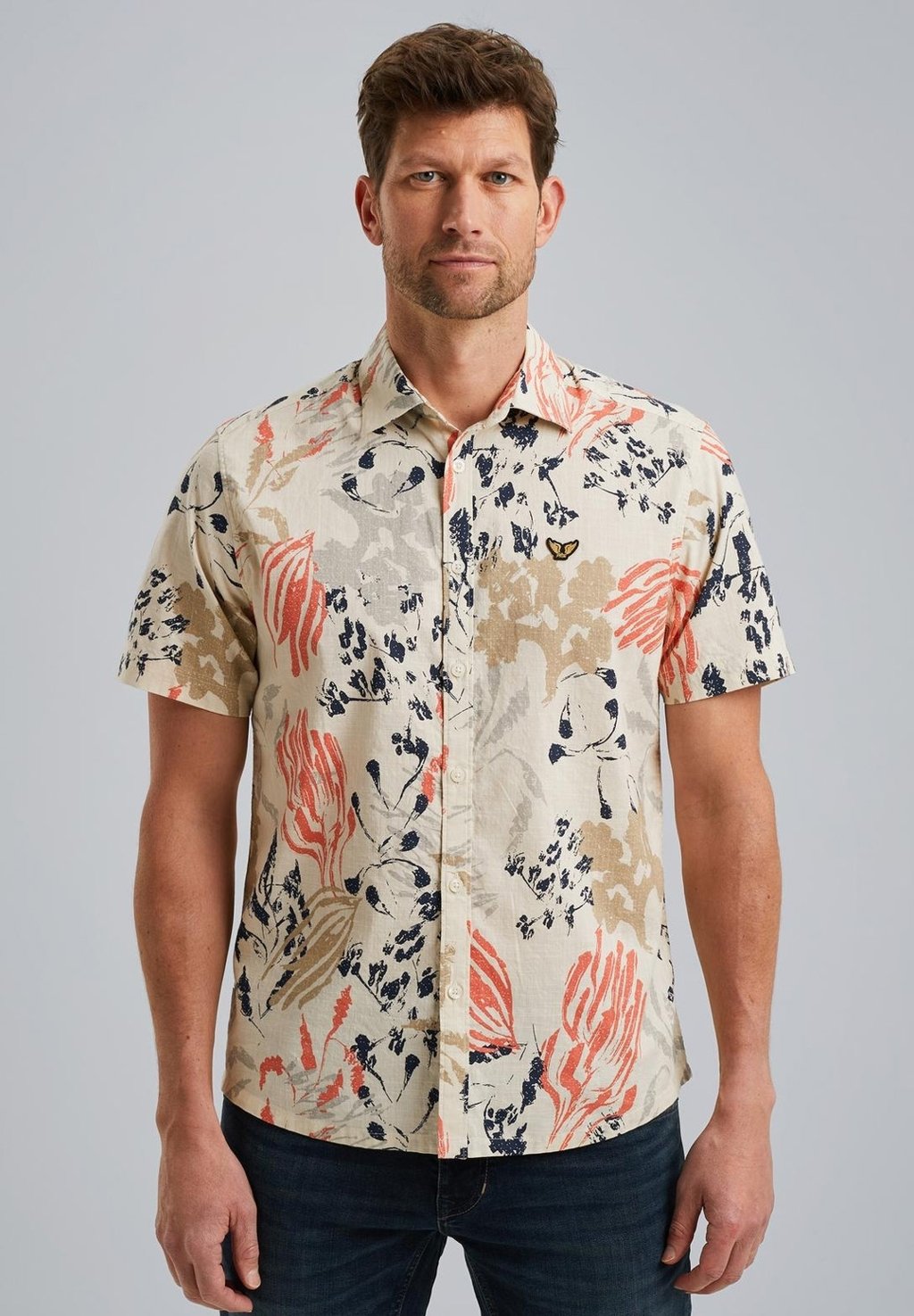 

Рубашка SHORT SLEEVES PME Legend, бежевый