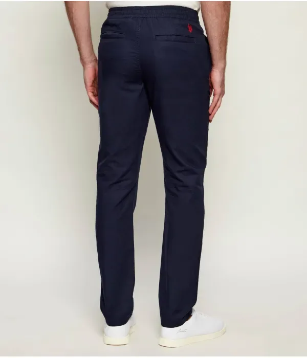 Брюки classic fit Us Polo Assn, темно-синий — фото 3