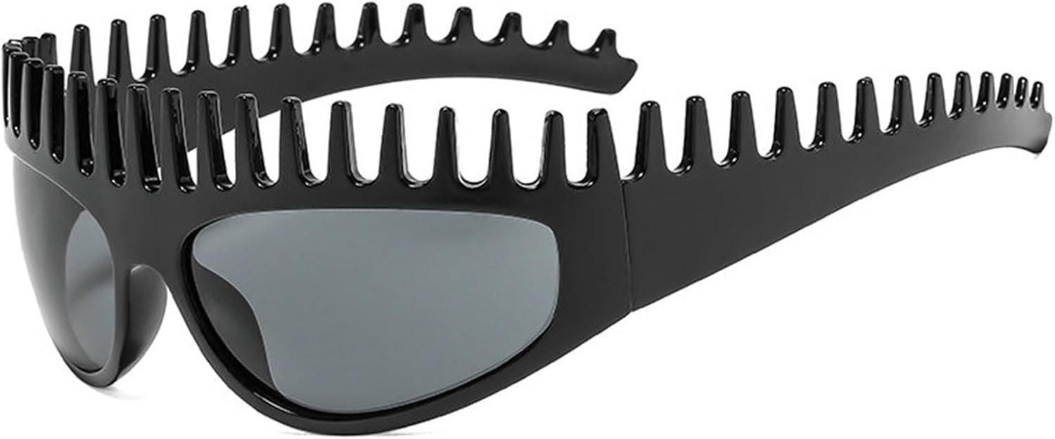 

Женские солнцезащитные очки в стиле панк «кошачий глаз» в стиле Y2K, роскошные модные очки для активного отдыха, стильные солнцезащитные очки с защитой от УФ-излучения UV400 willochra, C1