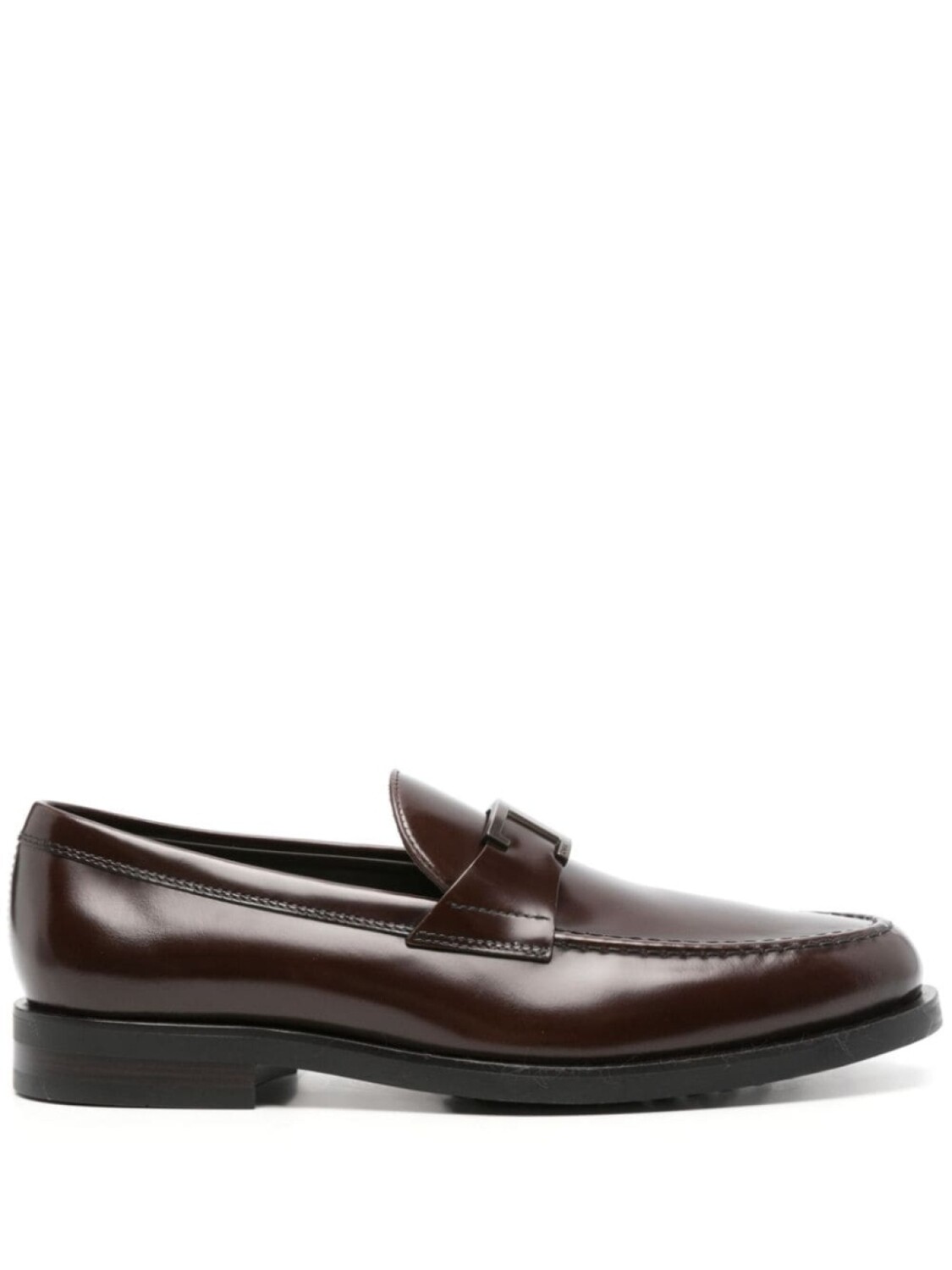 

Tod's лоферы с логотипом, коричневый