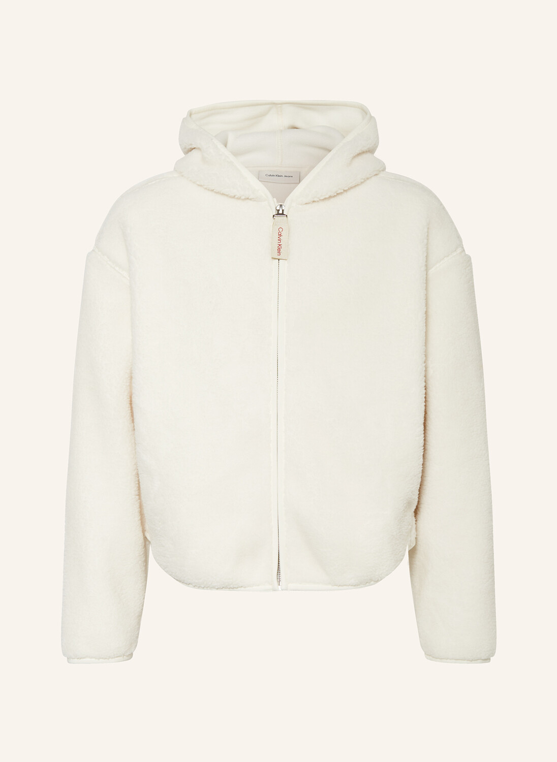 Меховая куртка Тедди Calvin Klein, экрю