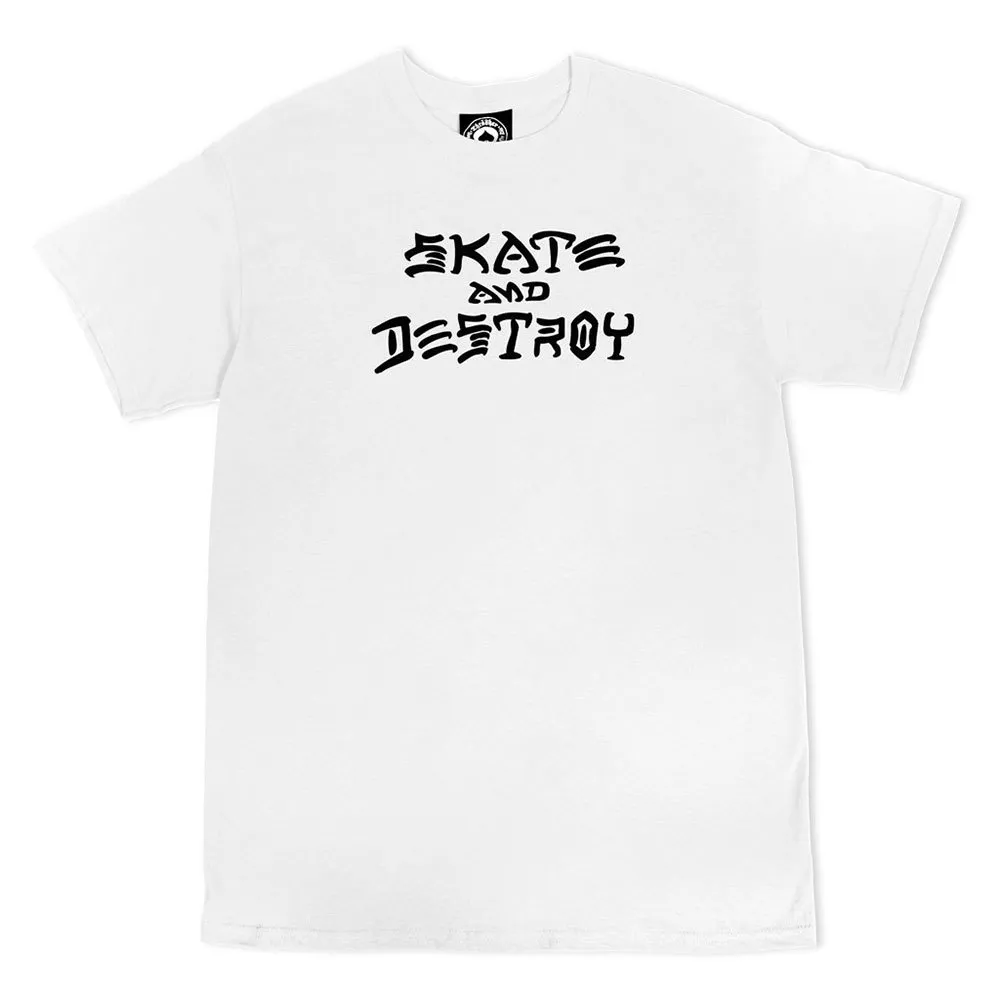 

Футболка с коротким рукавом Thrasher Skate And Destroy, белый