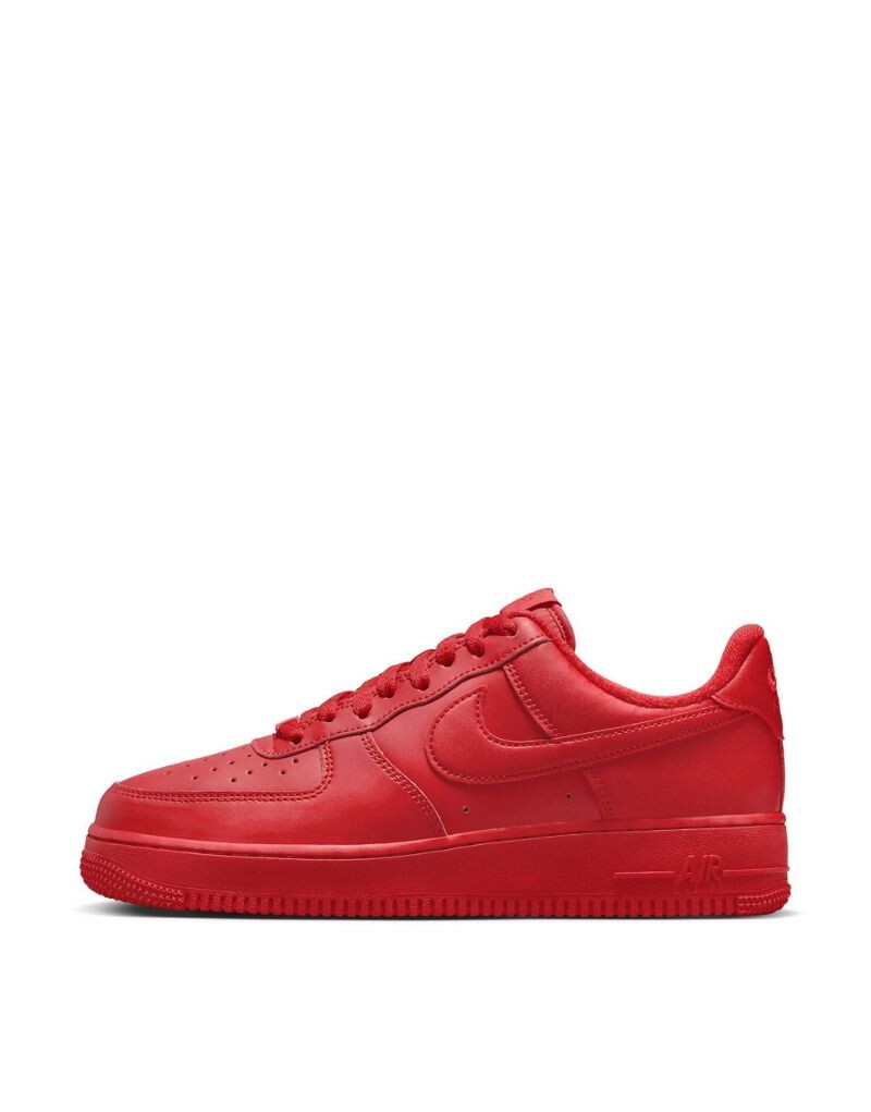 

Красные кроссовки Nike Air Force 1 '07, Красный, Красные кроссовки Nike Air Force 1 '07