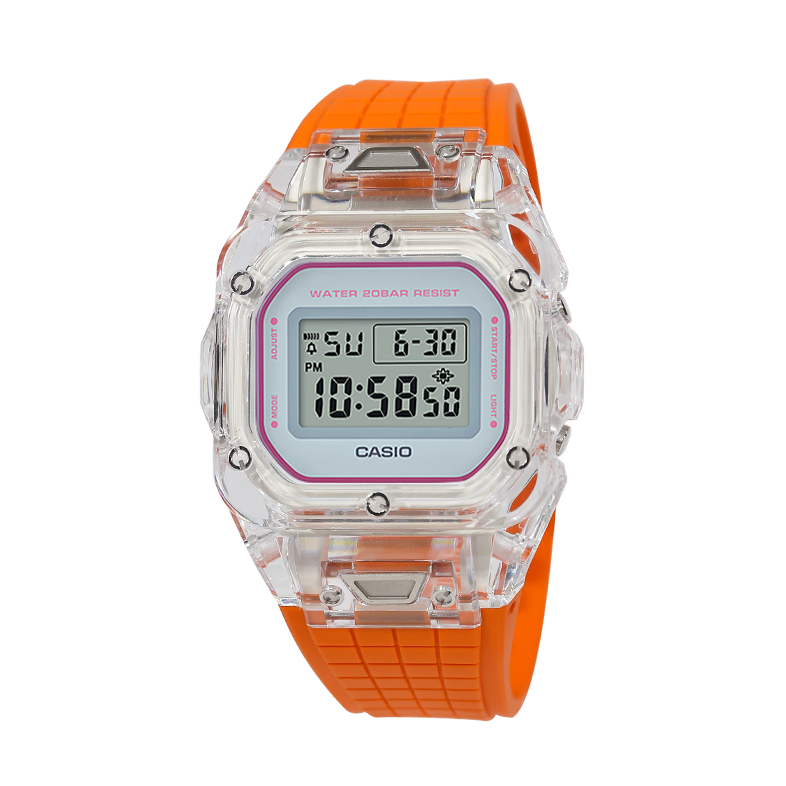 

CASIO Электронные часы Retrofit Series DW 5600SC 4 с ремешком из резины унисекс серый циферблат