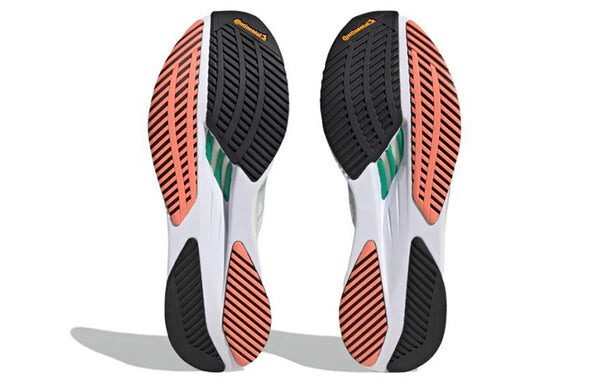 Кроссовки Adidas Adizero Boston 11 Running Shoes 'White Tint Black Court Green', белый — фото 4