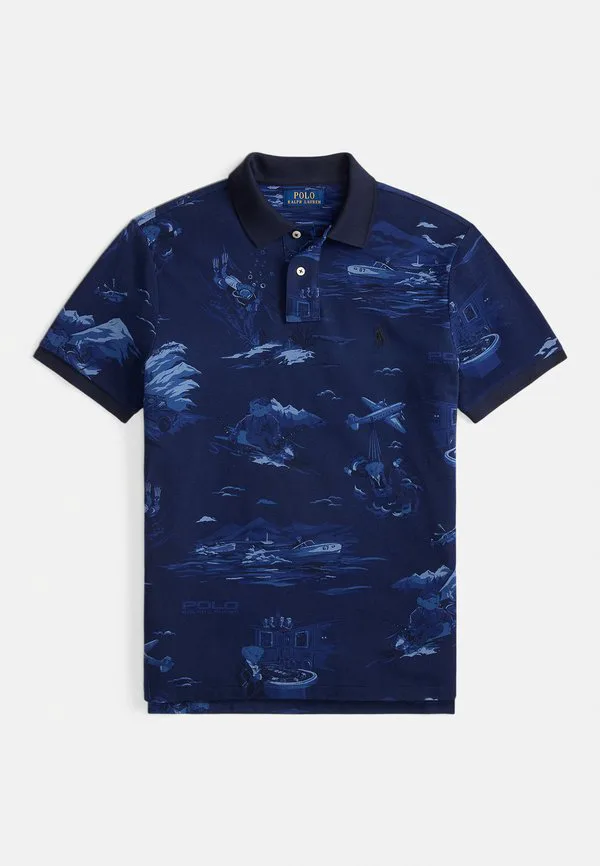 Футболка-Поло с сетчатой вставкой, сшитая на заказ Polo Ralph Lauren, Spy Bear — фото 4