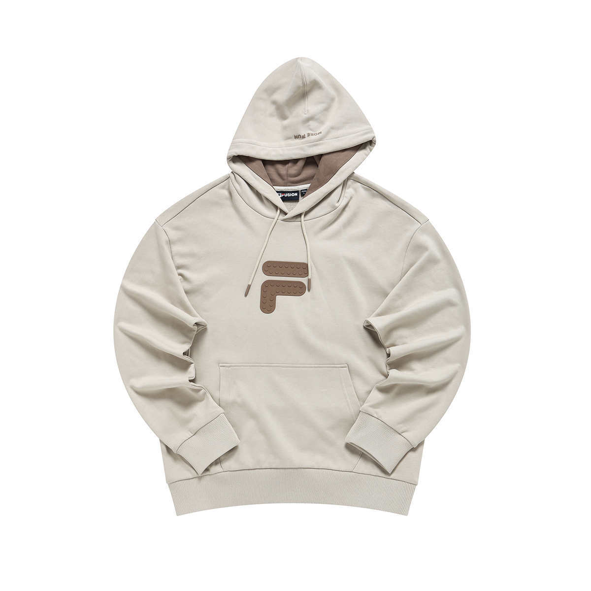 

Футболка унисекс светло-серая FILA FUSION