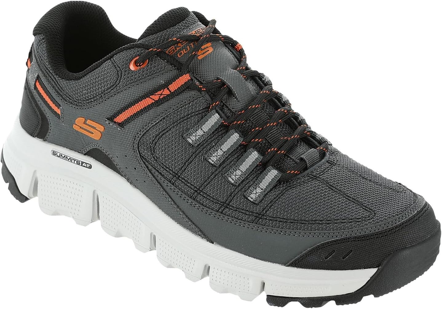 

Мужские кроссовки Skechers, Summits at - верхняя модель для походов - широкий размер, серый/угольный