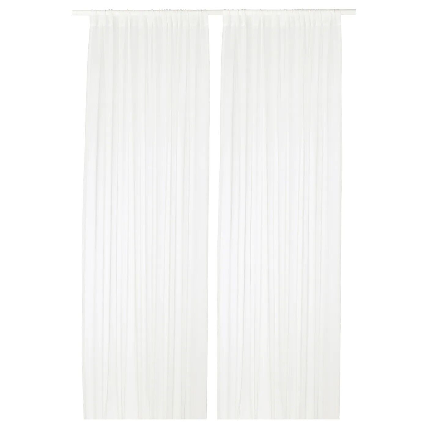 

Гардинные шторы/пара, белые, 145х300 см, TERESIA IKEA