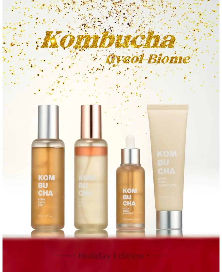 Набор SIIA Cosmetics — Для ритуала «Сияние комбучи» из 4 предметов, 100 мл