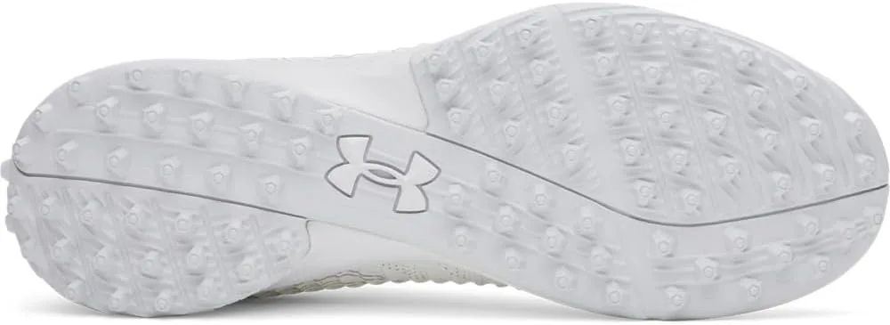 Кроссовки для лакросса Under Armour Blur Pro Turf для взрослых, унисекс, белый/металлик серебристый — фото 3