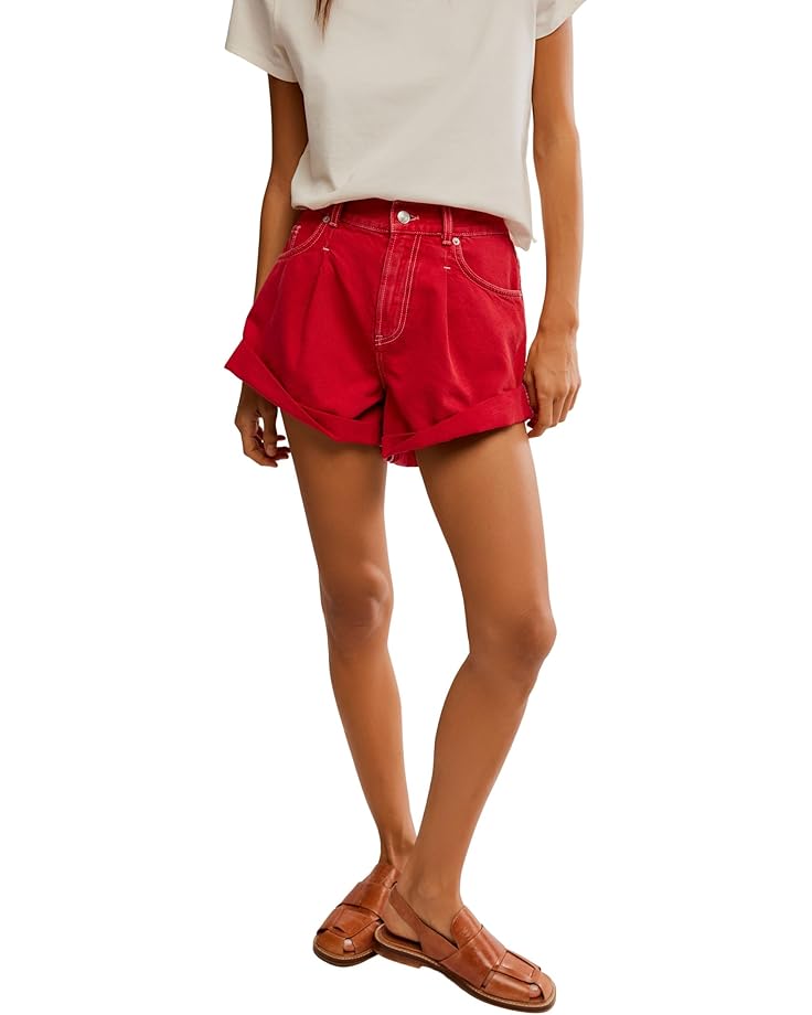 

Шорты Free People Danni Short, цвет Hot Rod Red